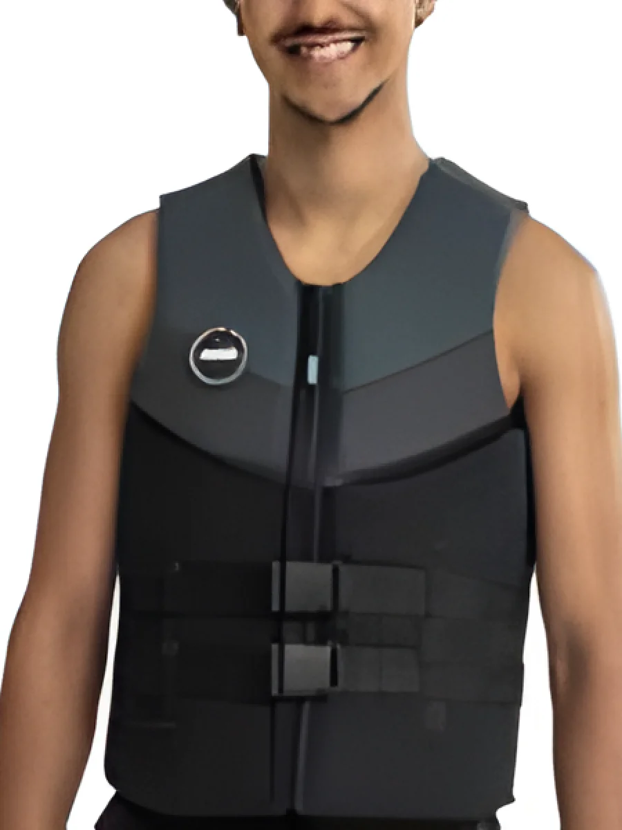 SR41187 Jobe Neopren Erkek Can Yeleği Siyah-Gri 4XL 110 Kg